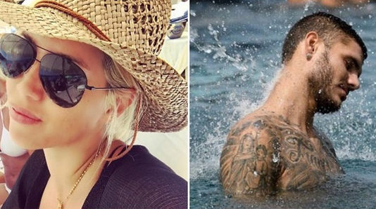 Mauro Icardi se hizo el vivo y Wanda Nara le marcó la cancha