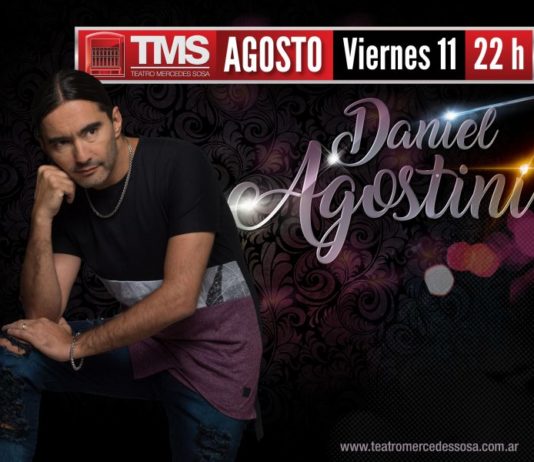 Daniel Agostini se presenta en el Teatro Mercedes Sosa