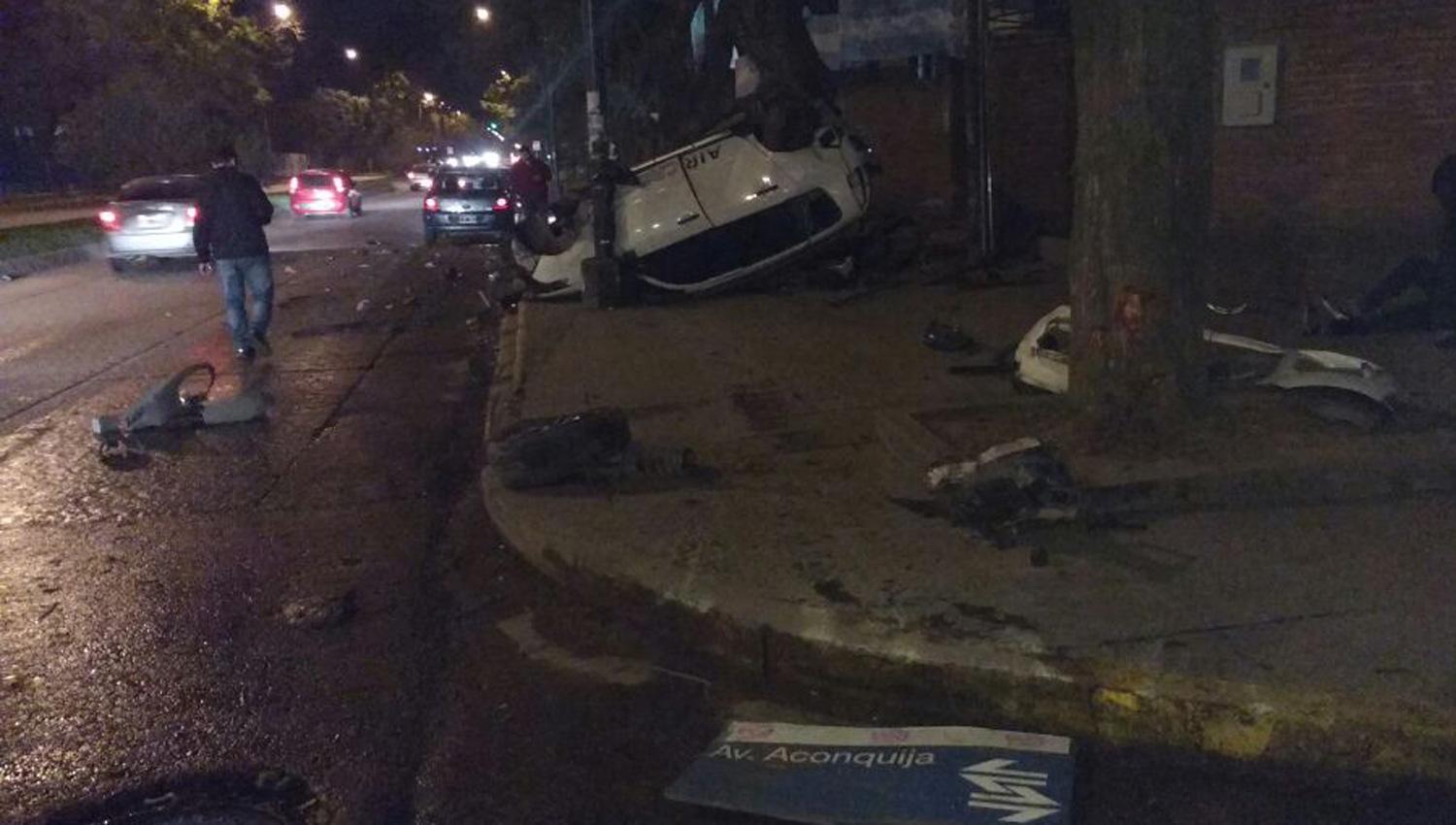 accidente-choque-tucuman-avenida-aconquija-yerba-buena