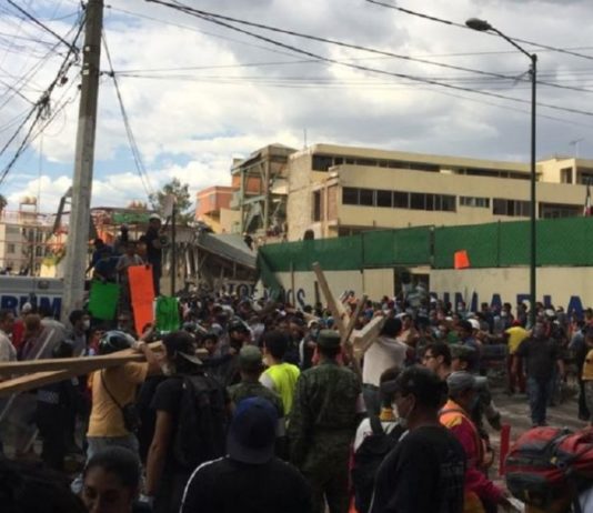 Terremoto en México: frenaron el rescate de Frida por un derrumbe