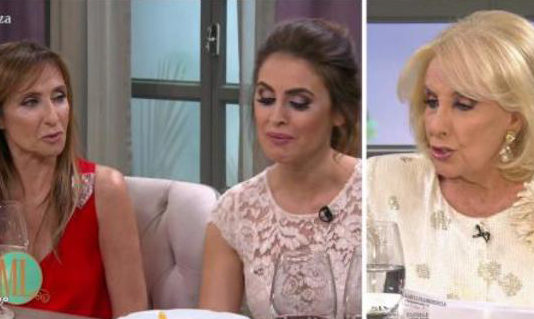 Gladys Florimonte escrachó a Silvina Luna y Mirtha las advirtió: “¿Qué pasa chicas? Se oye todo”