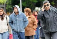 Sigue la lluvia y desciende la temperatura en la ciudad