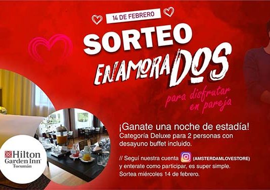 Amsterdam Love Store sortea una noche romantica para el día de los enamorados