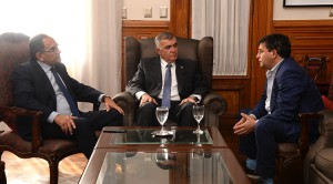 Jaldo se reunió con representantes del gremio bancario