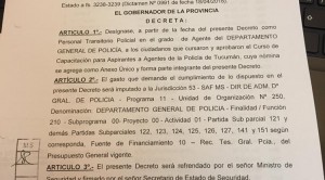 Manzur firmó un decreto para que se incorporen 100 policías