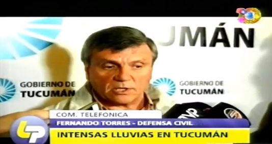 Se desbordó un canal en el sur por las intensas lluvias