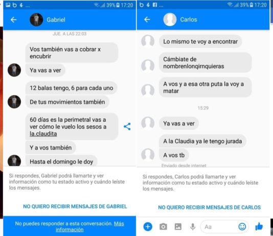 Desesperado pedido de auxilio de una tucumana acosada y amenazada