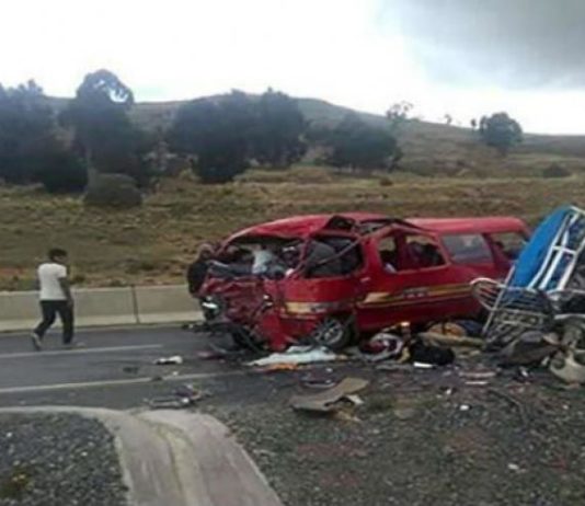 Mueren 17 personas en un accidente automovilístico en Bolivia