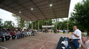 Manzur inauguró obras en Las Talas