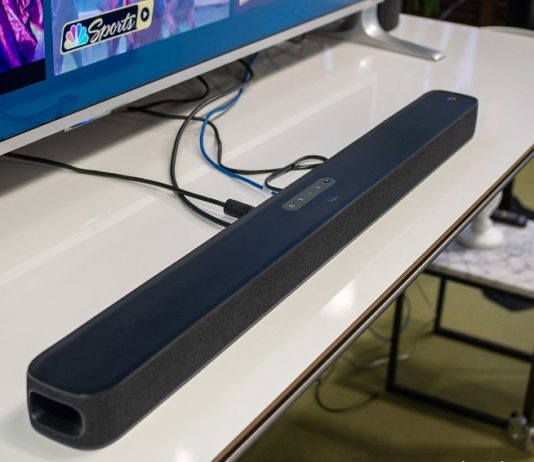 Esta fina barra de audio llegó para competir con los parlantes