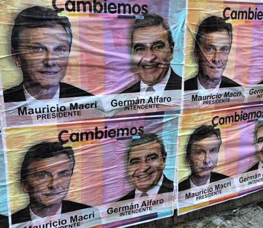 Por la derrota en Santa Fe, Macri suspende visitas a las provincias Alfaro y Macri - Afiches en tucuman