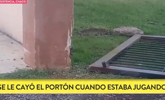 Tragedia en Chaco: Una nena de 10 años jugaba en la vereda y murió aplastada por un portón