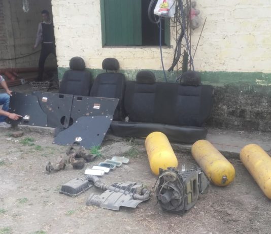 Allanamientos y secuestros a una banda dedicada al robo de vehículos
