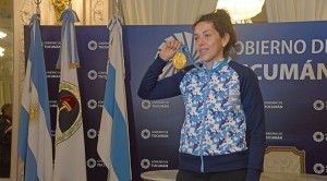 el diputado nacion pablo yedlin la campeona cynthia pinto ..trinqueta 02