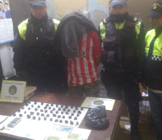 Famaillá: Detenido por presunta venta de droga en una cancha de fútbol