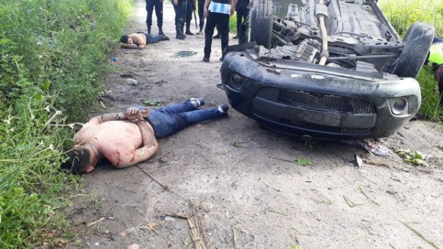 Atropellaron a un comisario en Concepción, se fugaron y volcaron en Amberes_5dc0675cea9be.jpeg