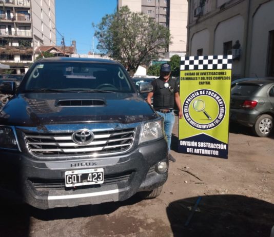 Detienen a un comisionista en Aguilares por el robo de la camioneta en un supermercado