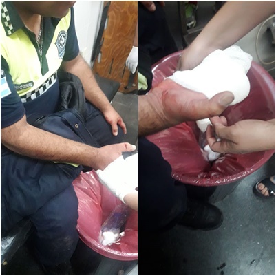 Un policía herido cuando realizaba el operativo peregrinación a La Reducción