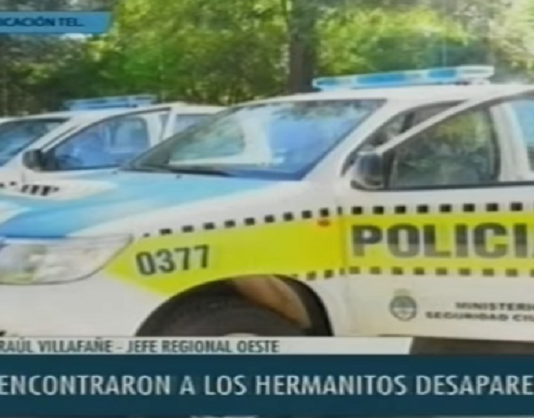 VIDEO: la policía confirmó la aparición de los hermanitos desaparecidos en El Manantial