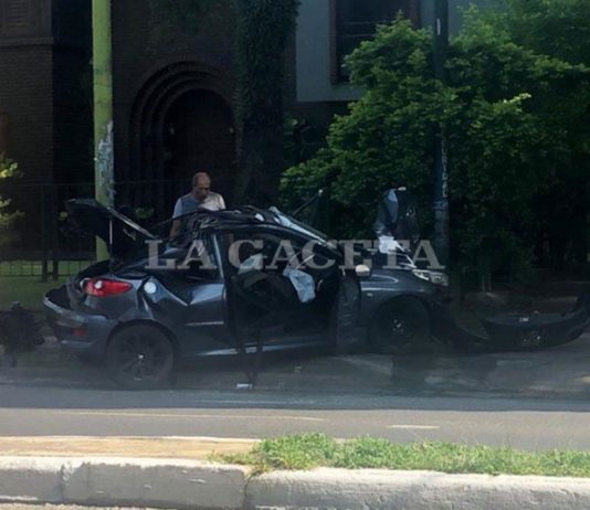 Amanecer accidentado: Dos siniestros viales ocurrieron en la avenida Mate de Luna al 4700