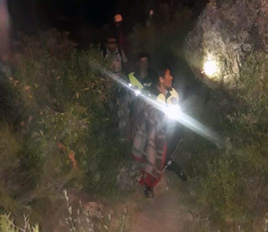 Un grupo de personas tuvo que ser rescatado del cerro Ñuñorco