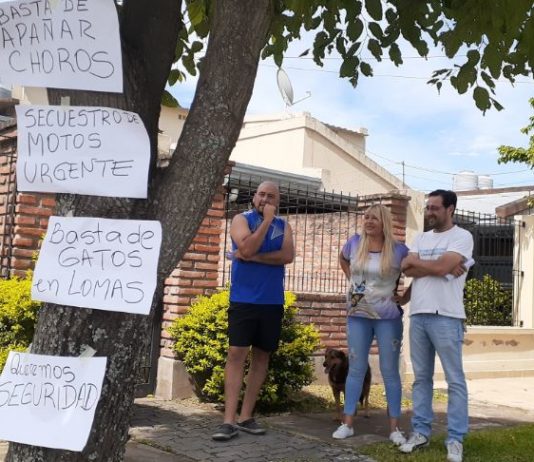 Vecinos de Lomas de Tafí se cansaron de la inseguridad
