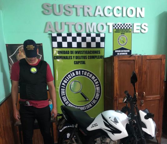 Tras una persecución en Barrio 11 de Marzo, policías recuperan una moto robada