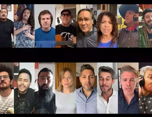 Artistas de todo el país y una versión única de “Sólo le pido a Dios”