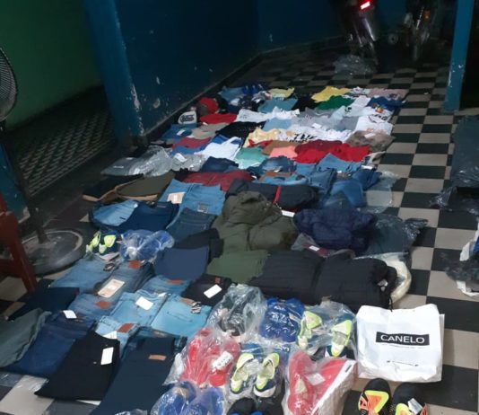 Secuestran $100.000 en prendas robadas a un local de ropa en Concepción