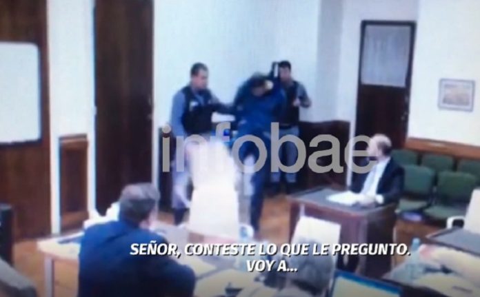 Video: un delincuente liberado que volvió a robar le había arrojado una silla por la cabeza al juez que lo indagó_5eab12376d980.jpeg