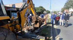 La SAT concreta obras de cloacas en Villa Urquiza