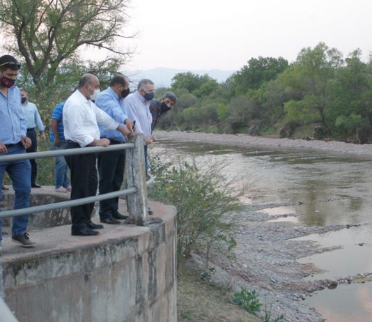 Protegen el dique nivelador El Tala con una obra de canalización