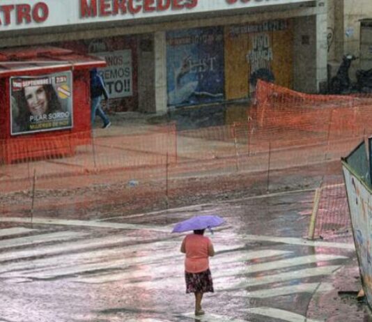 Alerta amarilla: Las tormentas afectaron a toda la provincia