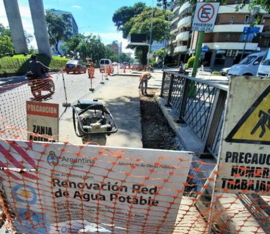 Renovación Histórica: 70% de avance en las obras sobre avenida Mate de Luna