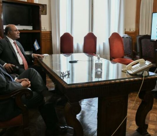 Manzur y Bordet analizaron con el Presidente la situación sanitaria