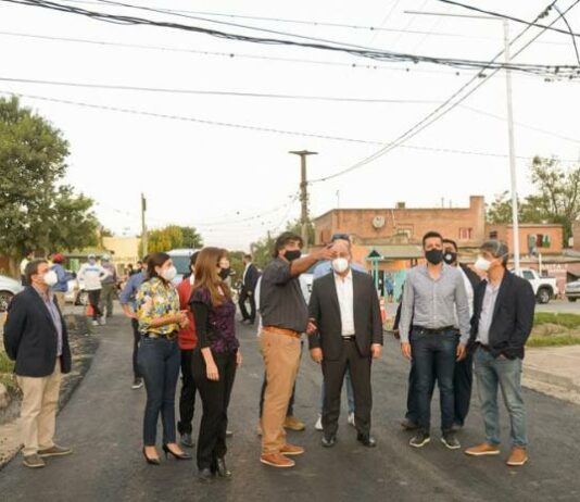 Cebil Redondo sumó pavimento y siete kilómetros de iluminación led