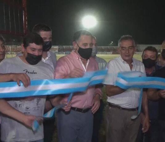 El Club Atlético Ñuñorco ya cuenta con nuevo sistema lumínico
