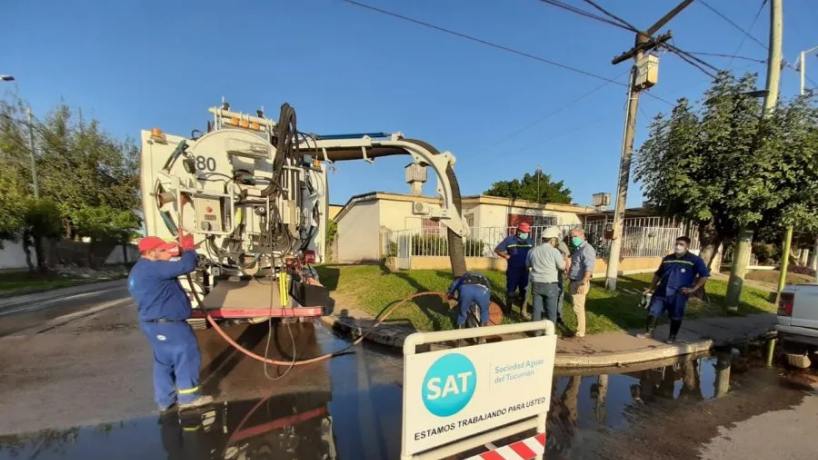 La SAT continúa con la renuevación de redes de agua y cloacas