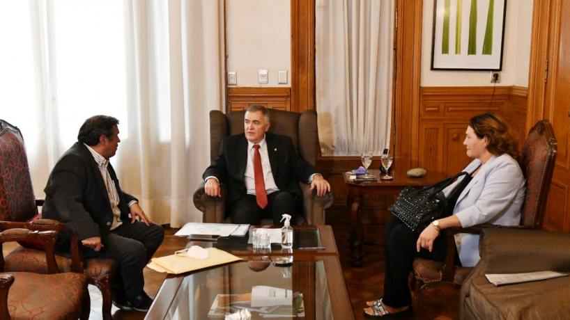 Obras y servicios fueron los ejes de la reunión de Jaldo con Gallia