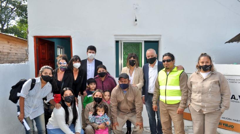 Con mejoras habitacionales, asistieron a dos familias de Tafí Viejo
