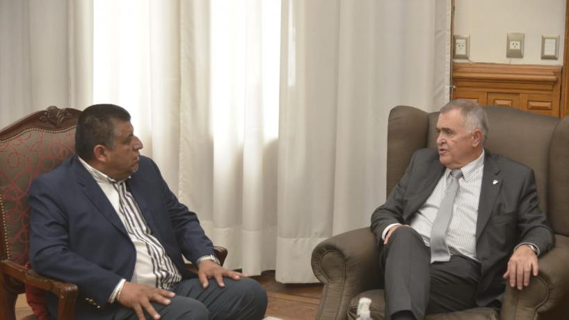 Jaldo recibió al intendente de Tafí del Valle para analizar las obras de esa ciudad