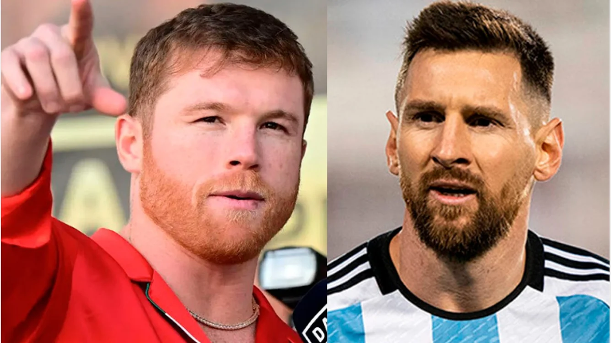 Crearon una app que mide la distancia entre Messi y Canelo