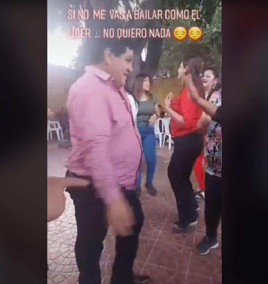 El intendente de Famaillá tiró unos pasos prohibidos y el video se hizo viral