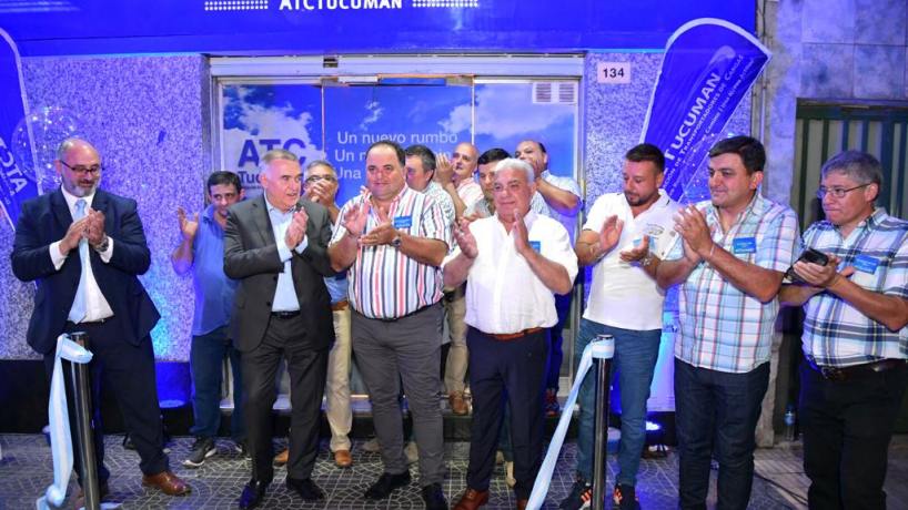 Jaldo participó de la inauguración de la renovada sede de la ATC Tucumán