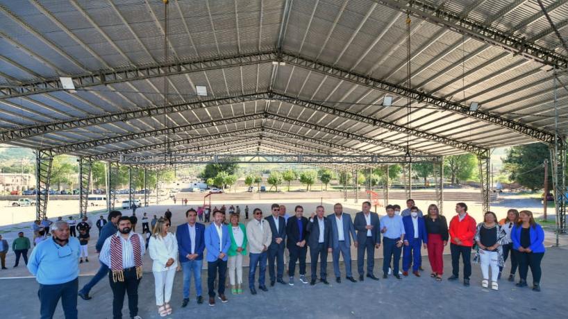 Jaldo supervisó obras en el Complejo Democracia de Tafí del Valle