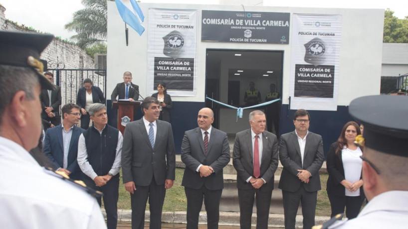 Cebil Redondo: Villa Carmela sumó una flamante comisaría y un centro de monitoreo