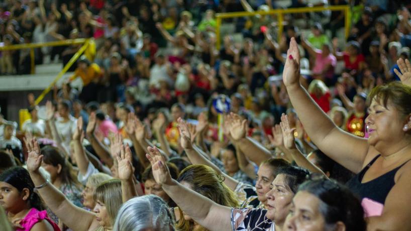 Más de 5000 mujeres festejaron el «Día internacional de la Mujer»