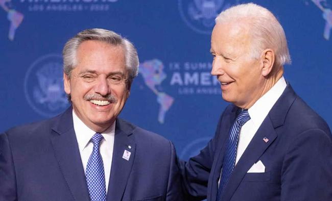 Alberto Fernández se reúne con Joe Biden