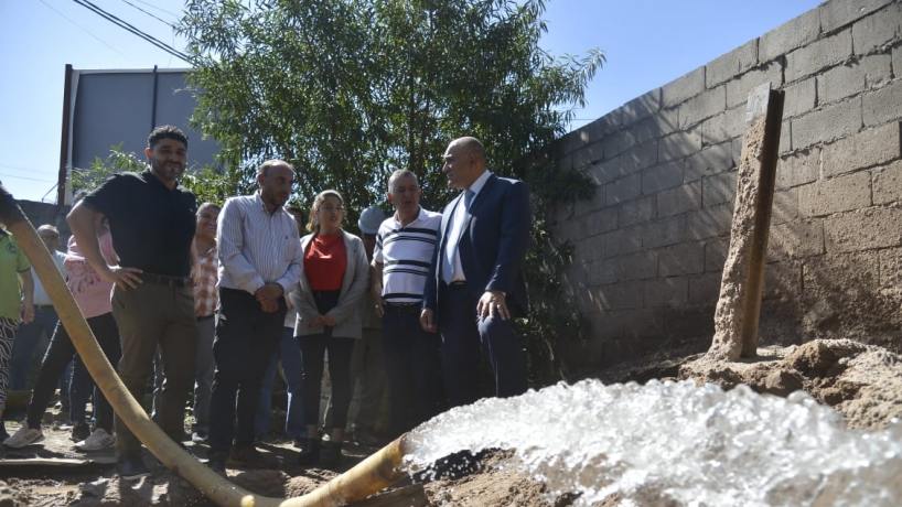 Construyeron un nuevo pozo de agua para abastecer al barrio El Salvador