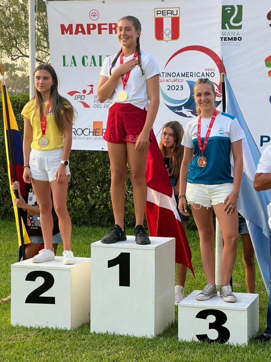 Una tucumana se vistió de bronce en el Latinoamericano de Esquí Acuático